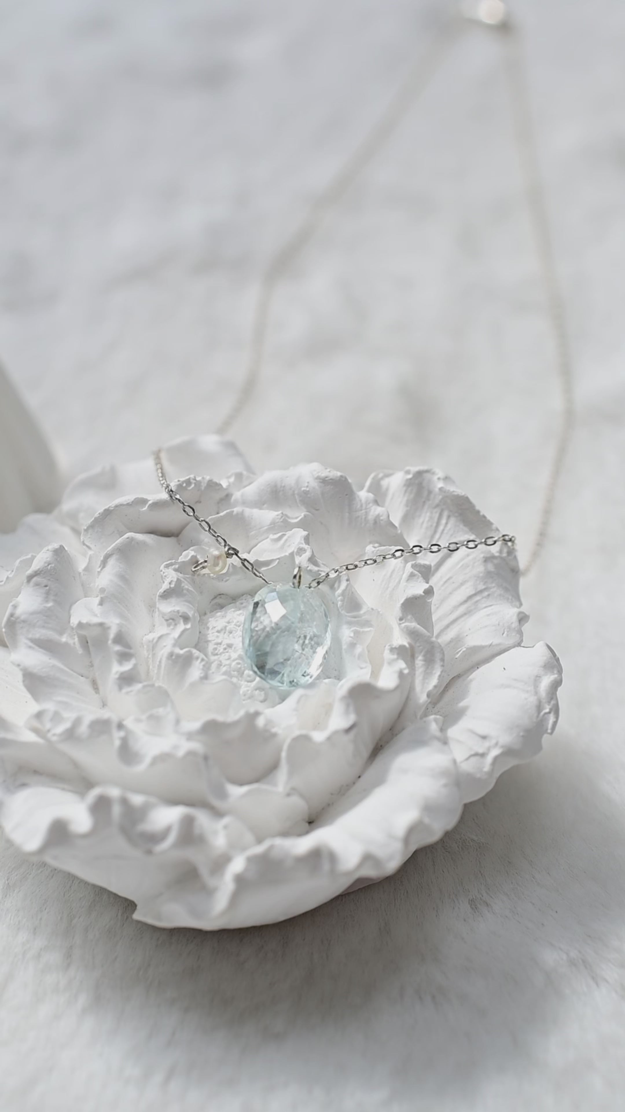 💙海藍寶✨925純銀項鍊- 沉著、勇敢、幸福– Tipsy jewelry